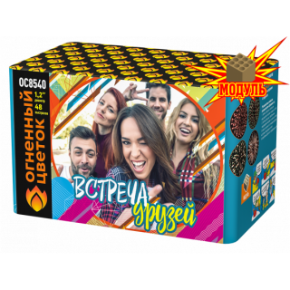 Батарея салютов Огненный цветок ОС8540 Встреча друзей (1,2