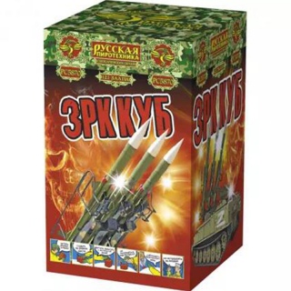 Связка римских свечей Русская пиротехника РС5870 ЗРК Куб (0,3