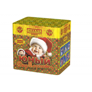 Батарея салютов Русская Пиротехника РС6422 Юный Дед Морозовец (0,8