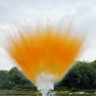 Дневной веерный салют 1,2