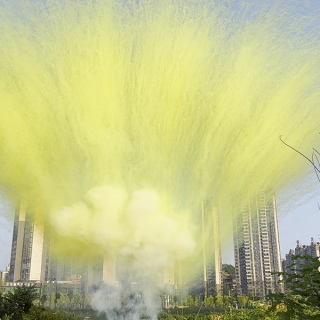 Дневной веерный салют 1,2